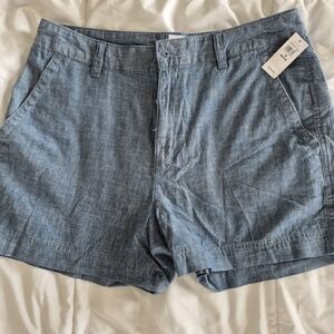 GAP Women's High Waist Blue Denim Shorts